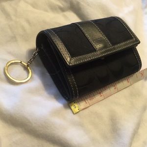 Black Coach wallet GUC